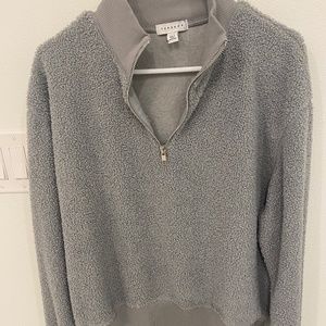 Half-zip Teddy Sweatshirt